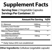 Load image into Gallery viewer, D-Mannose Vitamins - LPG Nutrition LLC