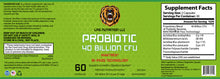 Load image into Gallery viewer, Probiotic 40 Billion CFU
