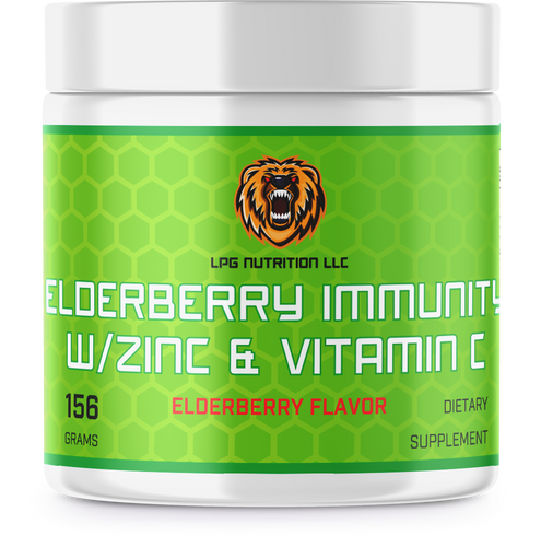 Elderberry Immunity W/Zinc & Vitamin C - LPG Nutrition LLC