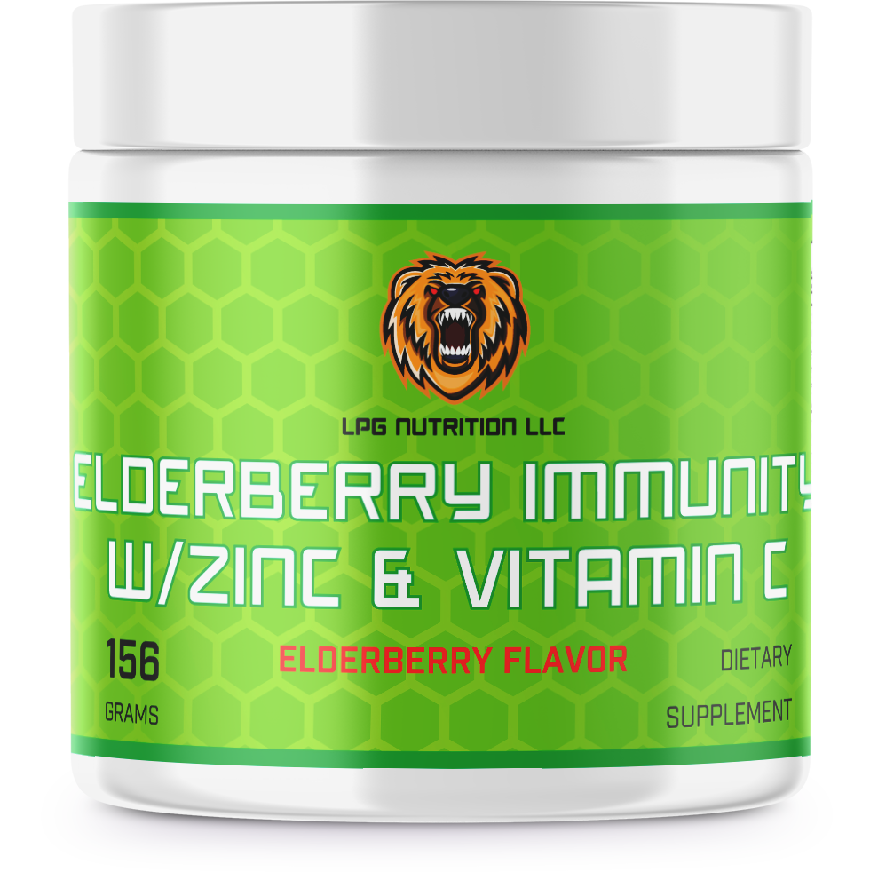 Elderberry Immunity W/Zinc & Vitamin C - LPG Nutrition LLC